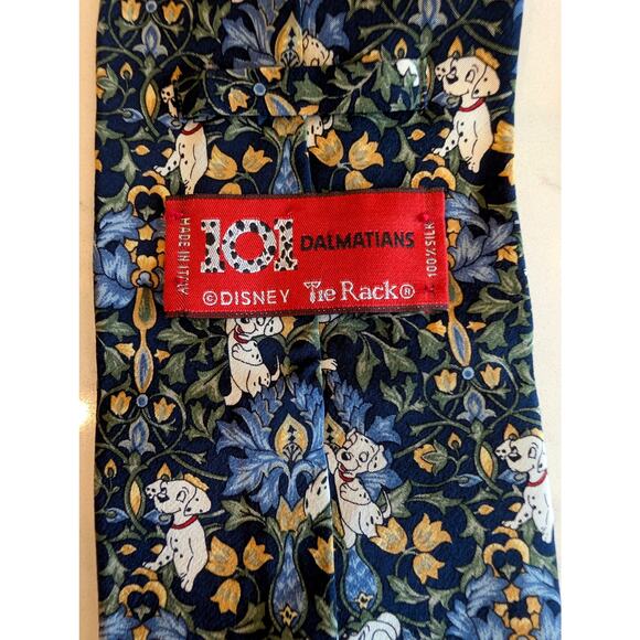 Vintage Disney 101 Dalmatians Silk Tie Made in Italy - Picture 3 of 5